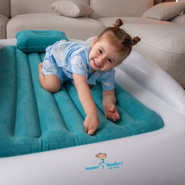 Inflatabe Travel Bed Blue