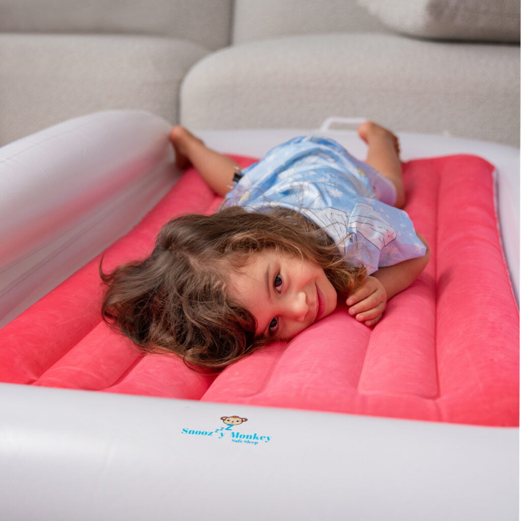 Inflatable Travel Bed Pink
