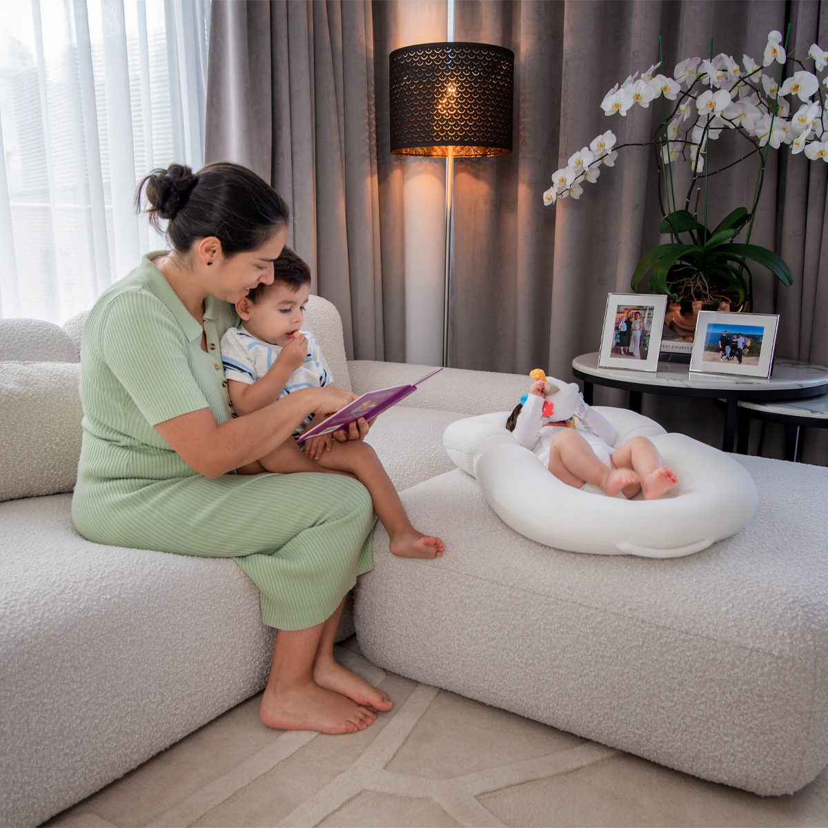 snoozy Monkey baby lounger for new born