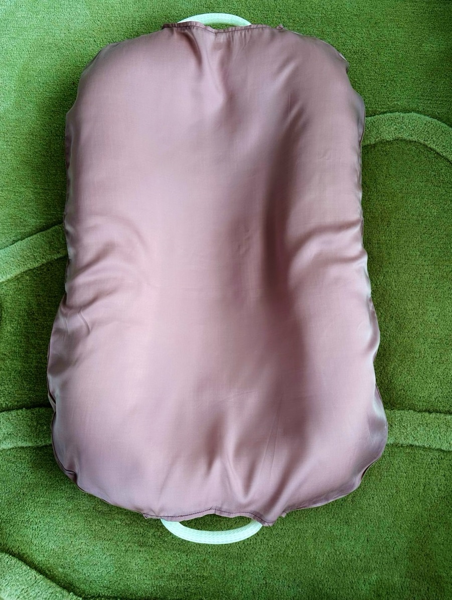 NewBorn baby lounger / Pink Cover - Image 2