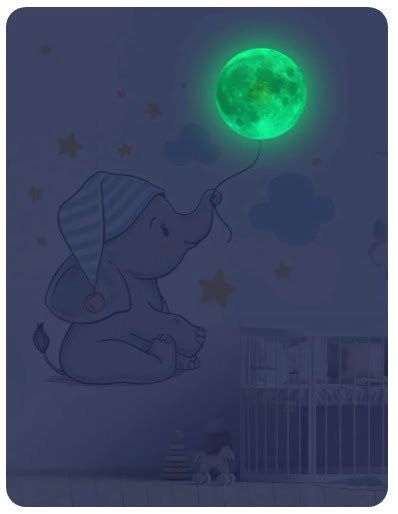 Baby Moon Elephant Blue - Image 4