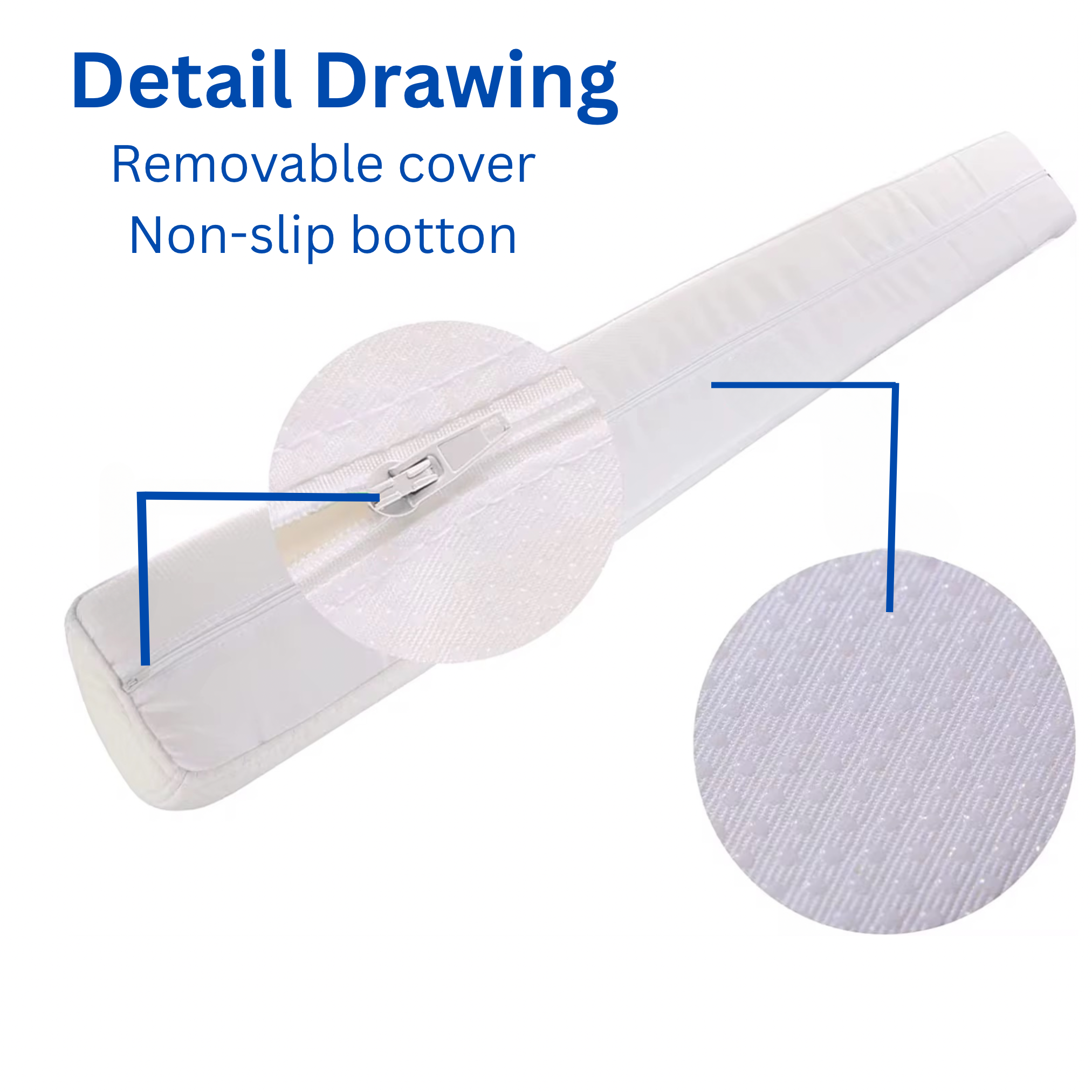 Extra Long Foam Bed Rail for Toddlers - Image 4