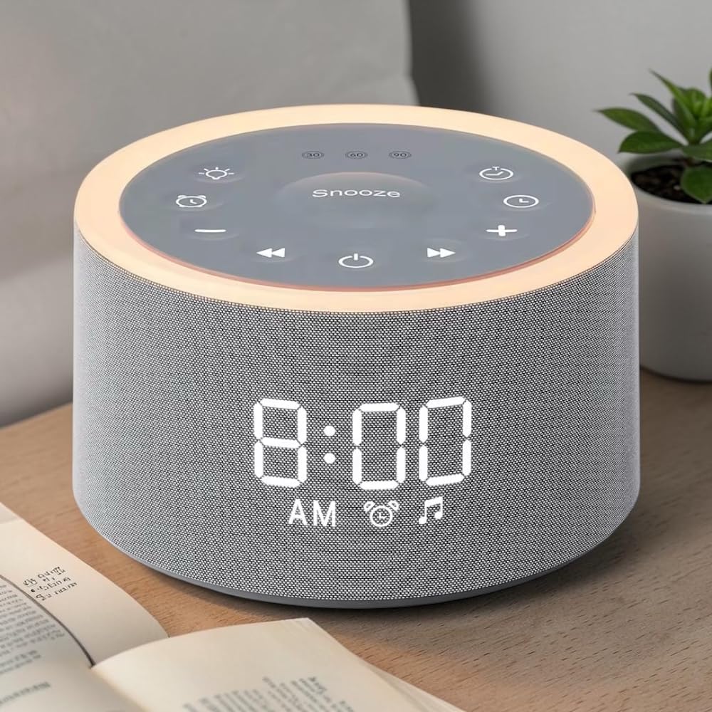 Snoozy Monkey White Noise Machine with Night Light